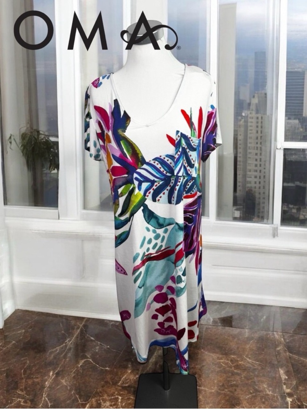 New Soma White and multi colored Nightgown